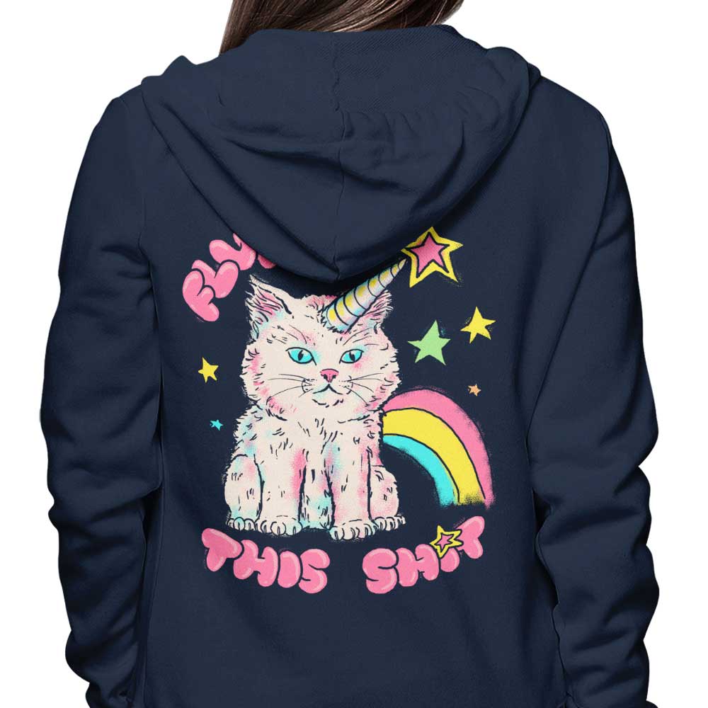 Comfortable 'Fluff This' Zip - Up and Pullover Hoodies in S - 4XL