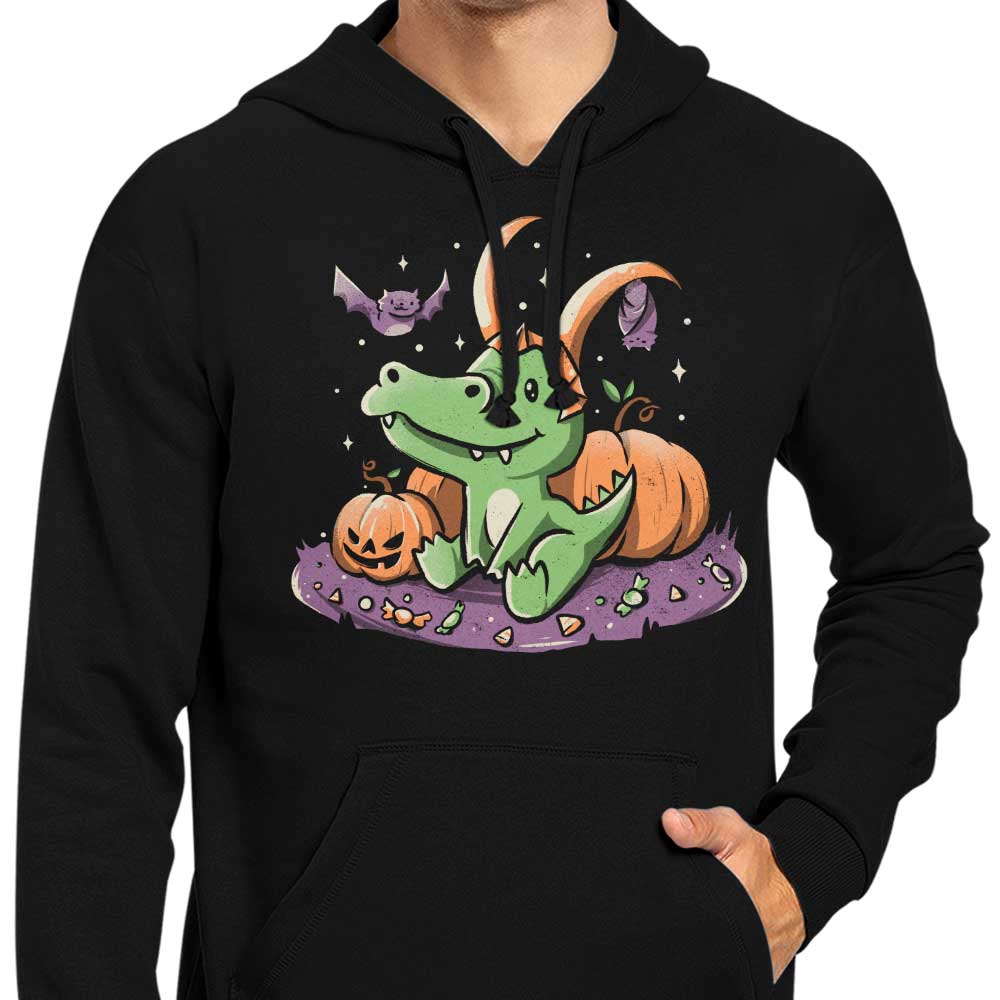 Eerie Alligator Print Zip-Up and Pullover Hoodies in S - 4XL