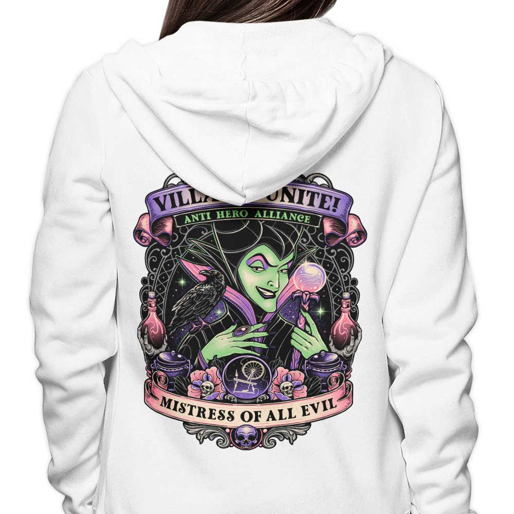 Momma Gorilla's 'Mistress of All Evil' Stylish Zip-Up and Pullover Hoodies