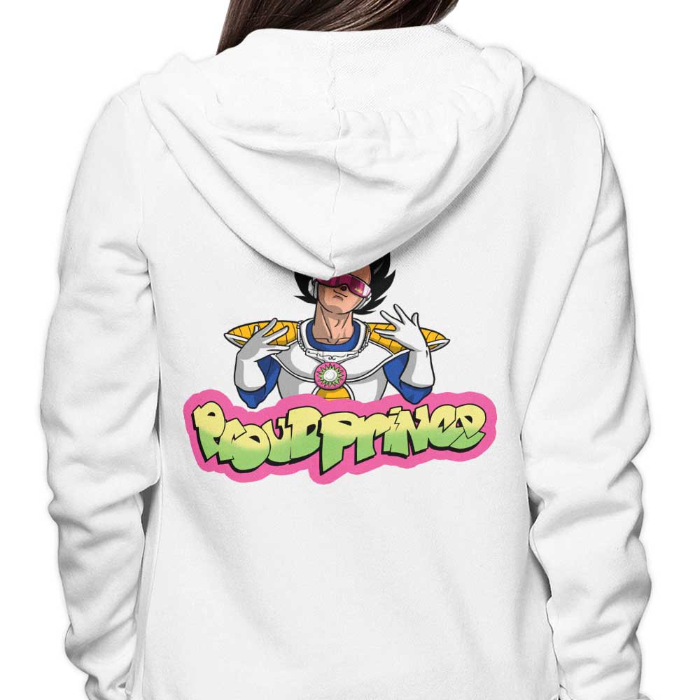 Stylish Diego Pedauye Illustrations 'Proud Prince' Zip-Up and Pullover Hoodies
