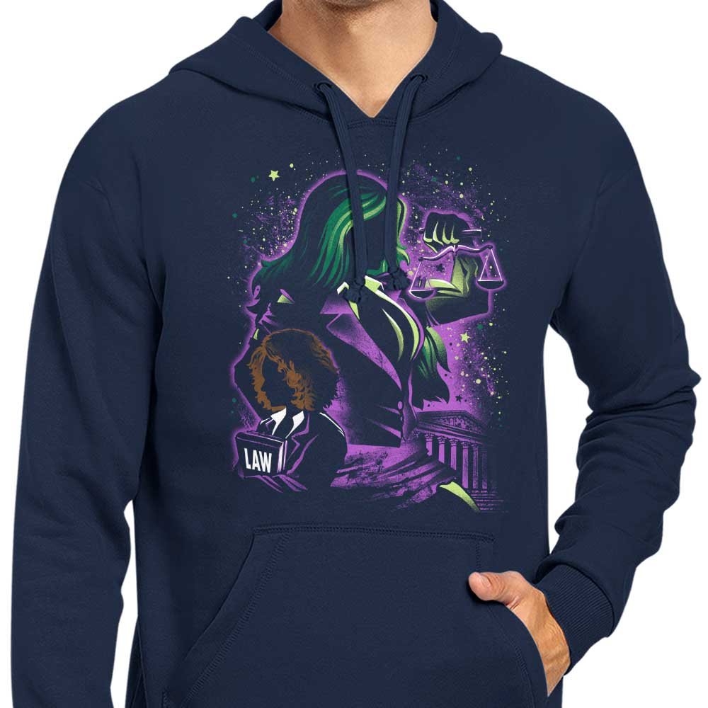 Alemaglia Strong Lawyer 8.5-ounce 80/20 Cotton/Poly Zip-up and Pullover Hoodies