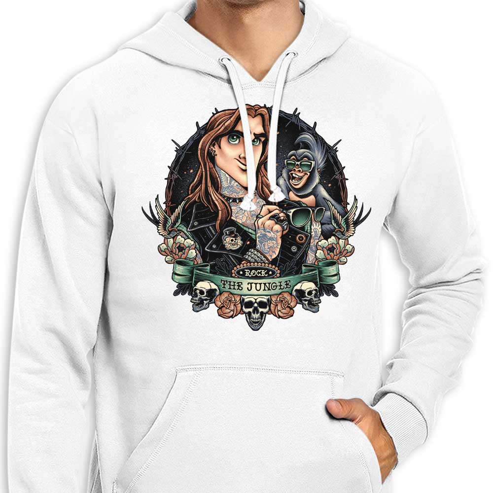 Eco-Friendly Save the Jungle Zip-Up and Pullover Hoodies in S - 4XL