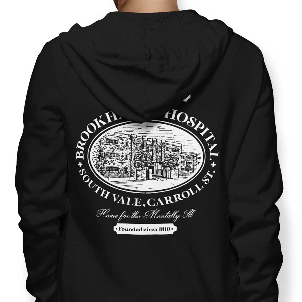 Demonigote's Brookhaven Hospital Zip-Up and Pullover Hoodies in S - 4XL