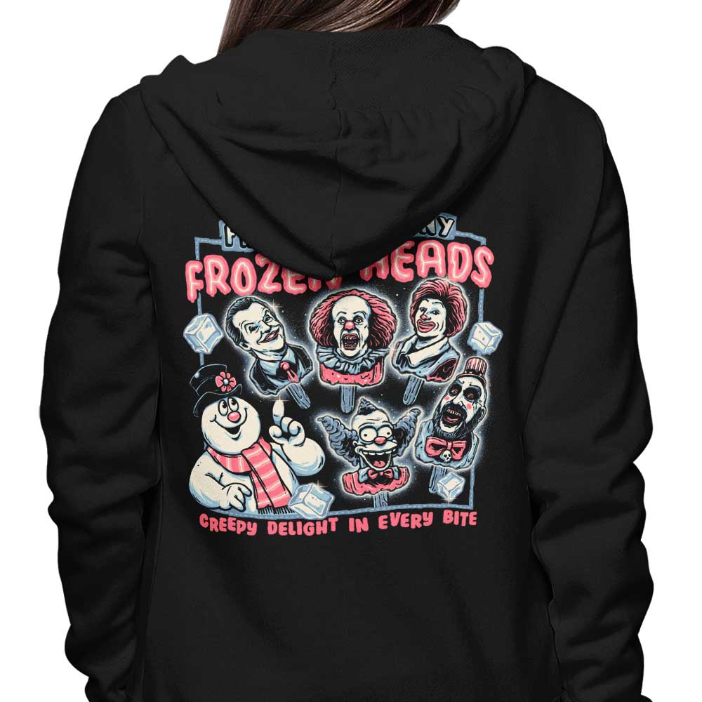 Momma Gorilla's Frozen Heads Branded Zip-Up and Pullover Hoodies