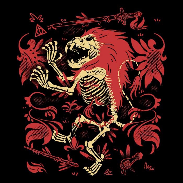 Fitas Artwork Lion Fossil Zip-Up and Pullover Hoodies in S - 4XL Sizes