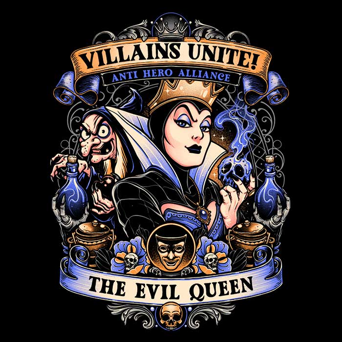Evil Queen Inspired Zip Up and Pullover Hoodies