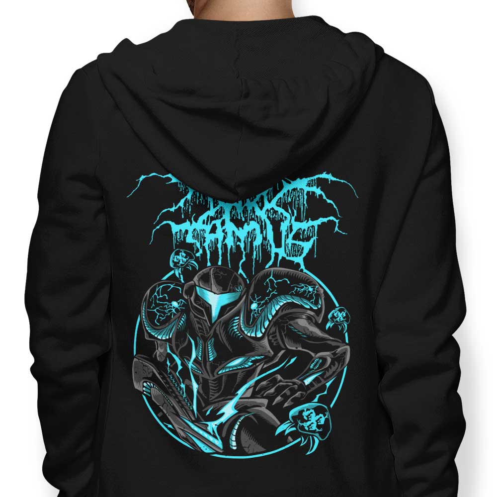 Mysterious Dark Hunter Stylish Hoodie by Dracula Byte