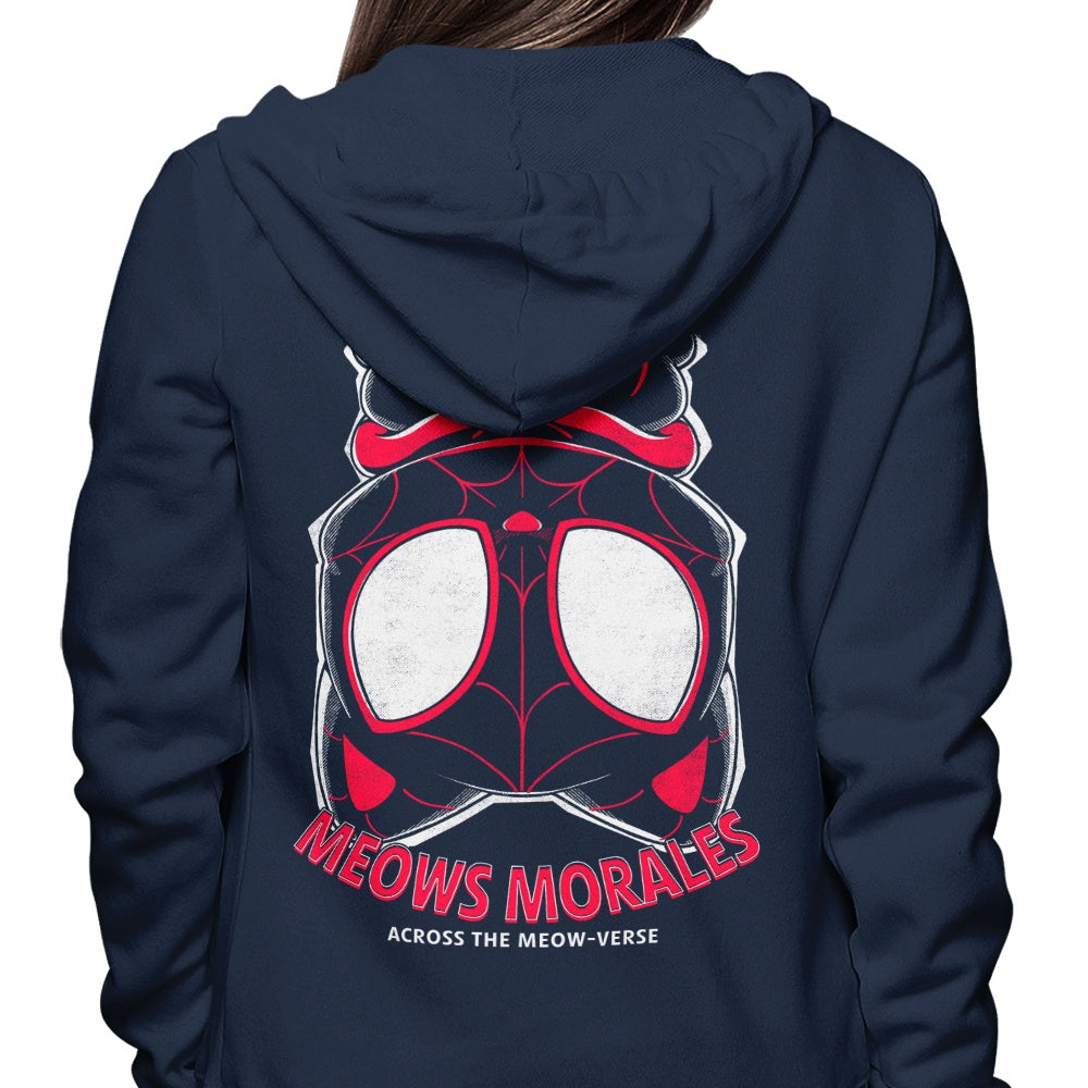 Fitas Artwork's Meows Morales Stylish Zip-Up and Pullover Hoodies