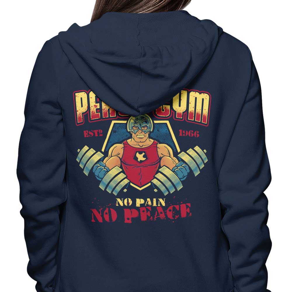 Peace Gym Branded Zip Up and Pullover Hoodies for Fitness Enthusiasts
