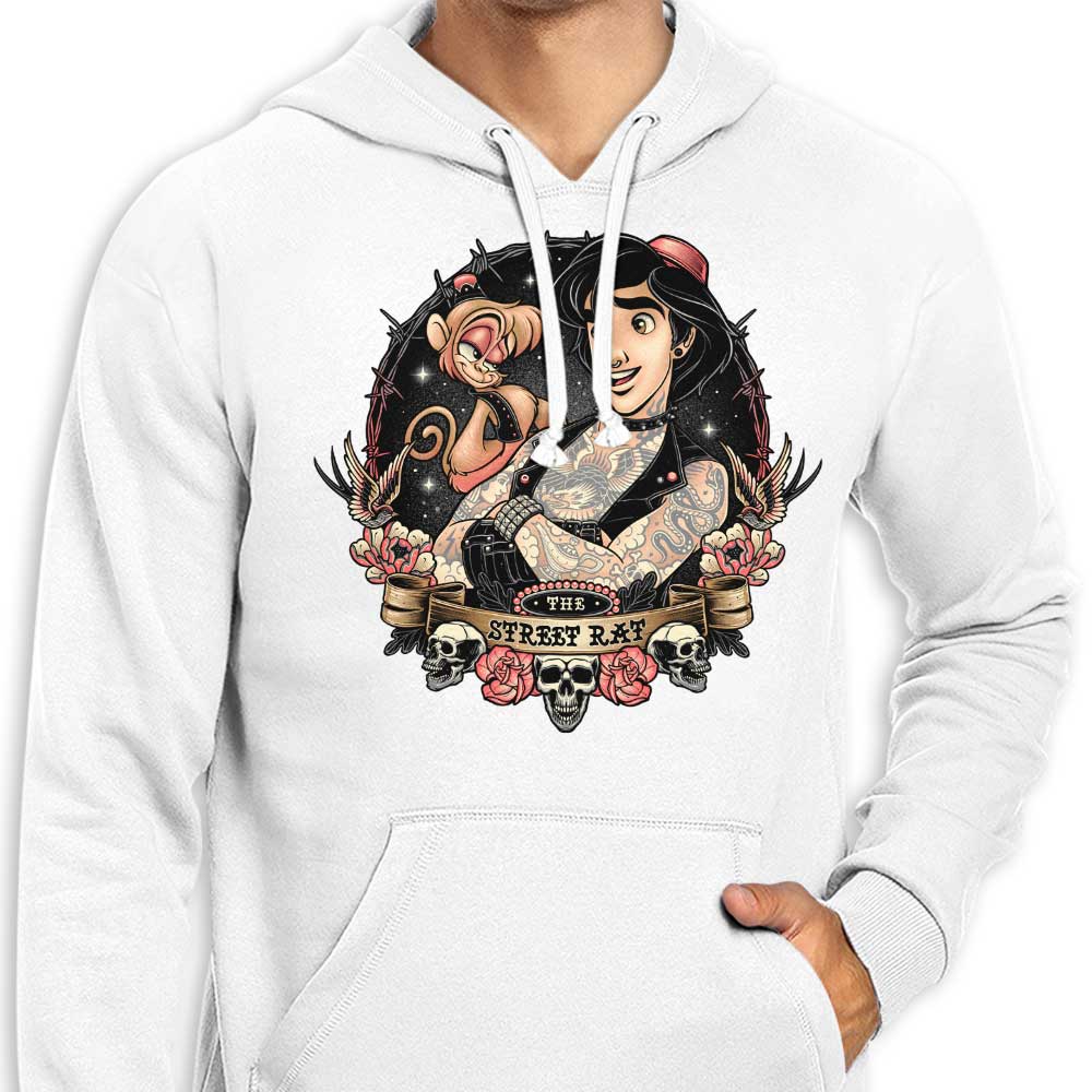 Momma Gorilla's Trendy Street Rat Zip-Up and Pullover Hoodies in S - 4XL