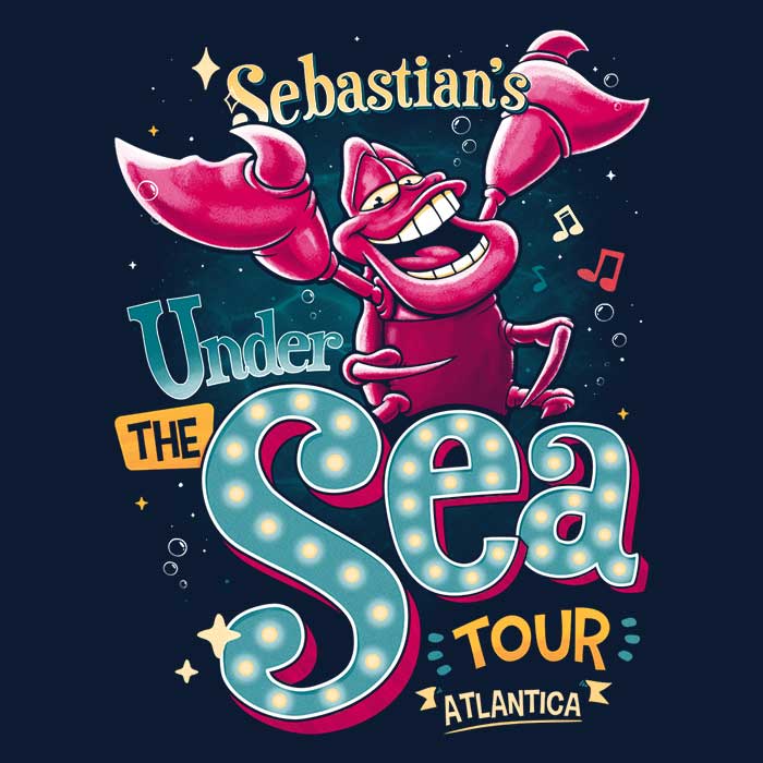 Under the Sea Tour-themed Zip-up and Pullover Hoodies