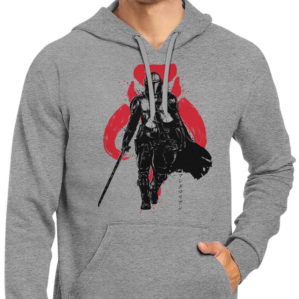 Stylish Dark Wielder Sumi - e Hoodie by Dr. Monekers