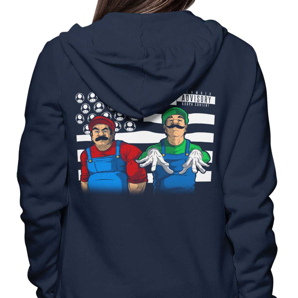 Aaron Morales Designs 'Bombs Over Koopas' Stylish Zip-Up and Pullover Hoodies