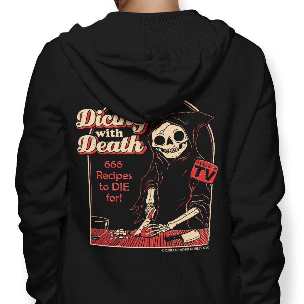 DinoMike's 'Dicing with Death' Comfortable Zip-up and Pullover Hoodies