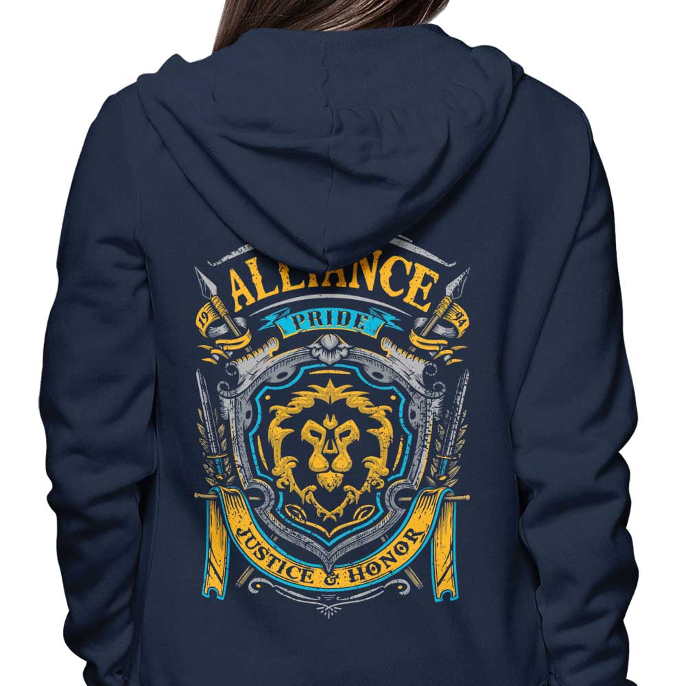 Olipop's Alliance Pride Zip-Up and Pullover Hoodies in S - 4XL Sizes