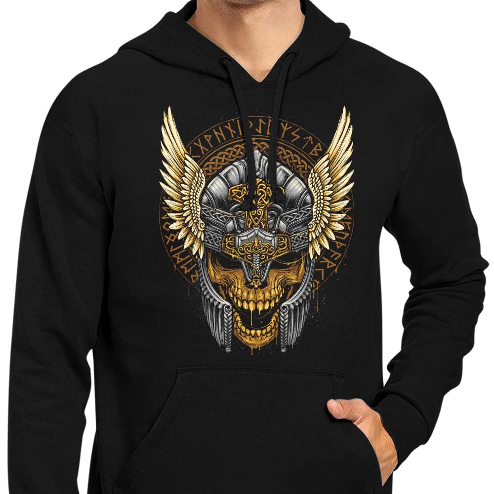 Thunder Skull Stylish Hoodie by Glitchygorilla