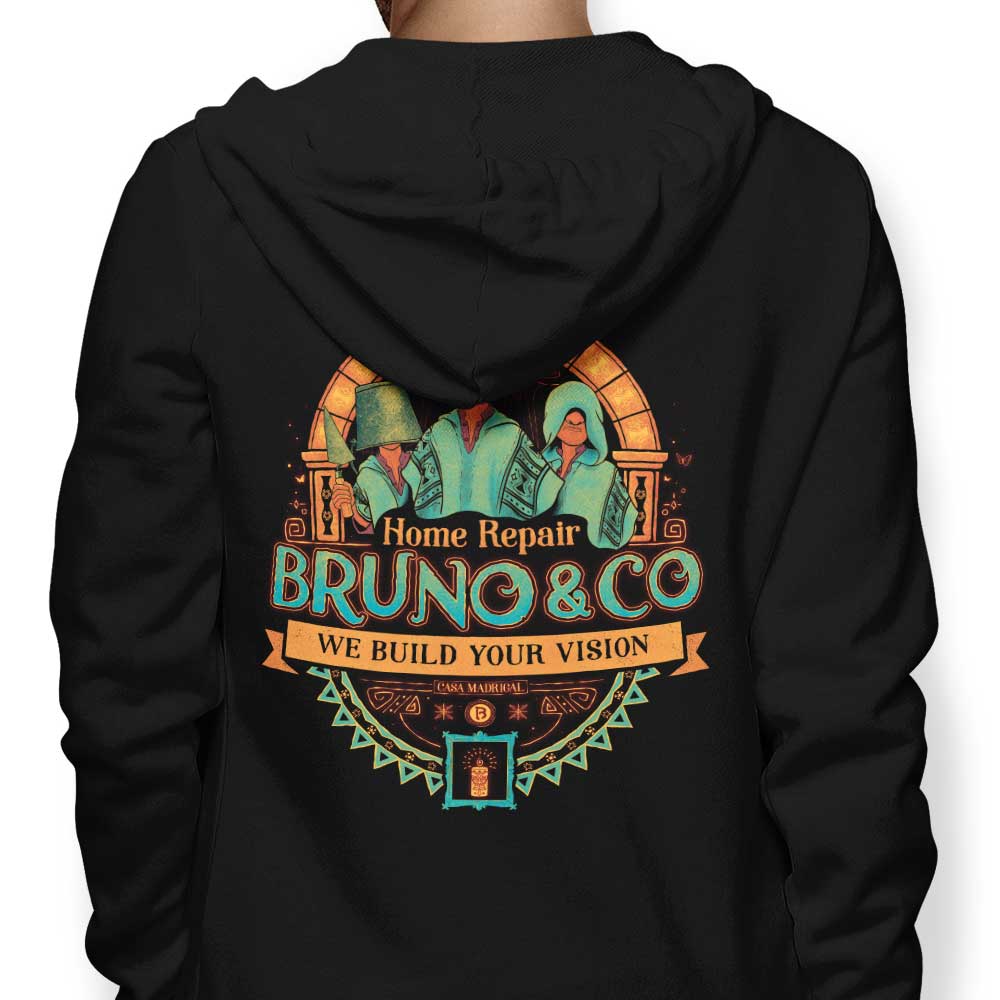 Teesgeex - Customizable 'We Build Your Vision' Zip-Up and Pullover Hoodies