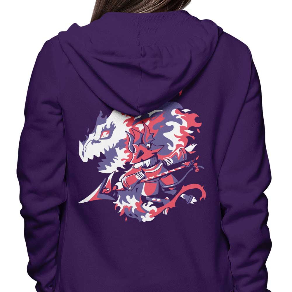 Dragon Knight Themed Zip-Up and Pullover Hoodies for Men and Women