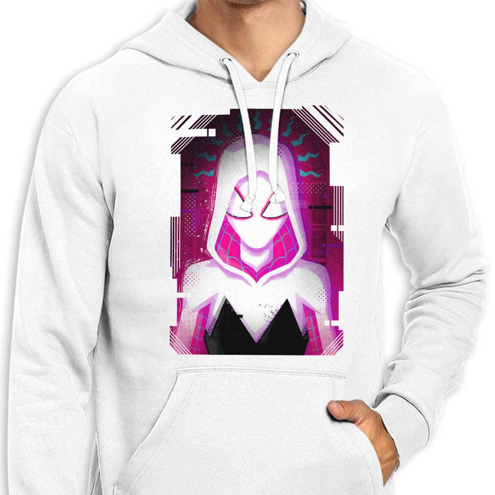 Glitched Gwen 8.5oz 80/20 Cotton/Poly Zip-up and Pullover Hoodies