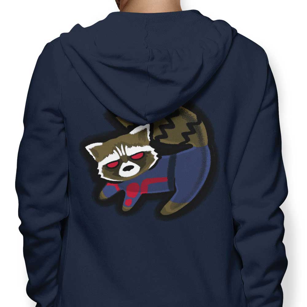 MarianoSan's Stylish Raccoon King Zip-Up and Pullover Hoodies