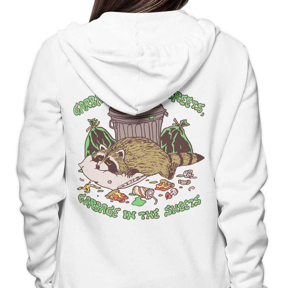 Hillary White's 'Garbage in the Sheets' Comfortable Zip-Up & Pullover Hoodies