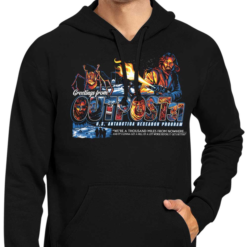 Outpost 31 Greetings - Stylish Zip-Up and Pullover Hoodies