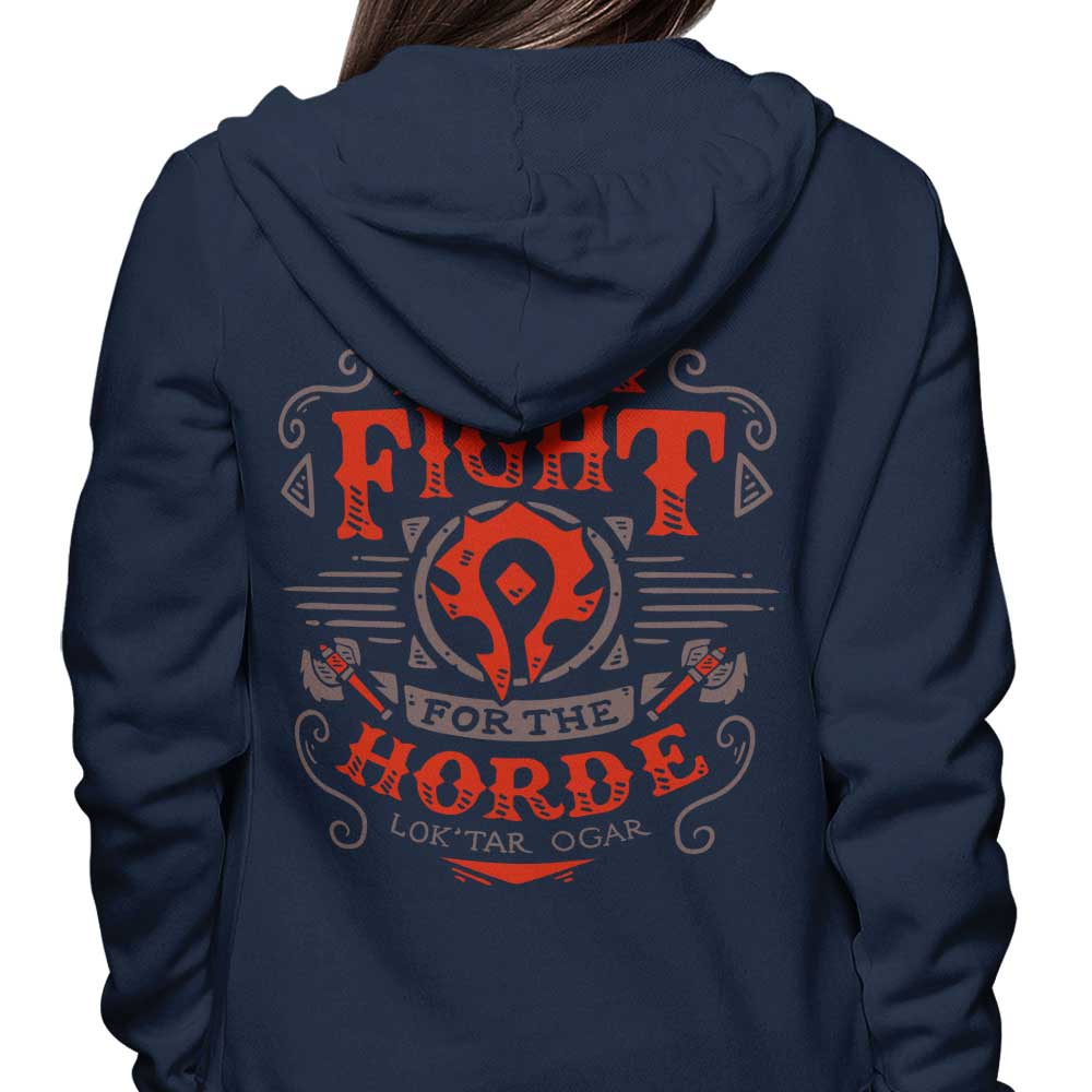 Typhoonic Art's 'Fight for the Horde' 8.5oz Zip-Up & Pullover Hoodies