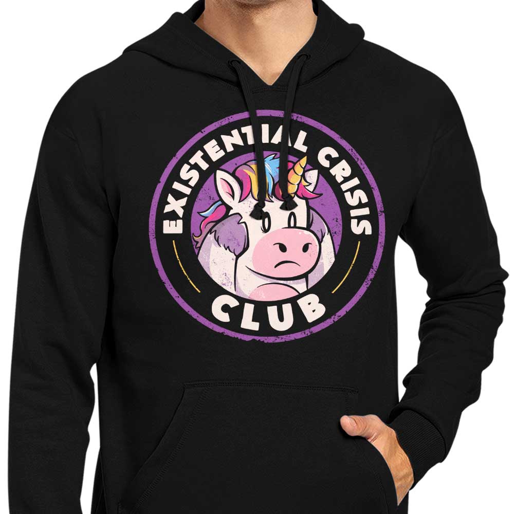Existential Crisis Club Branded Unisex Hooded Sweatshirt