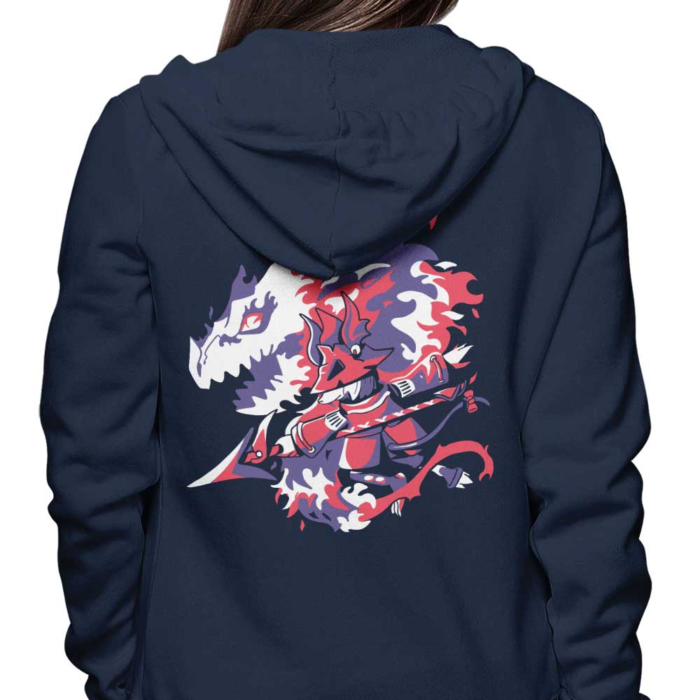 Dragon Knight Themed Zip-Up and Pullover Hoodies for Men and Women