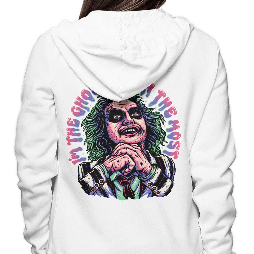 Spooky 'Ghost with the Most' Zip-Up and Pullover Hoodies