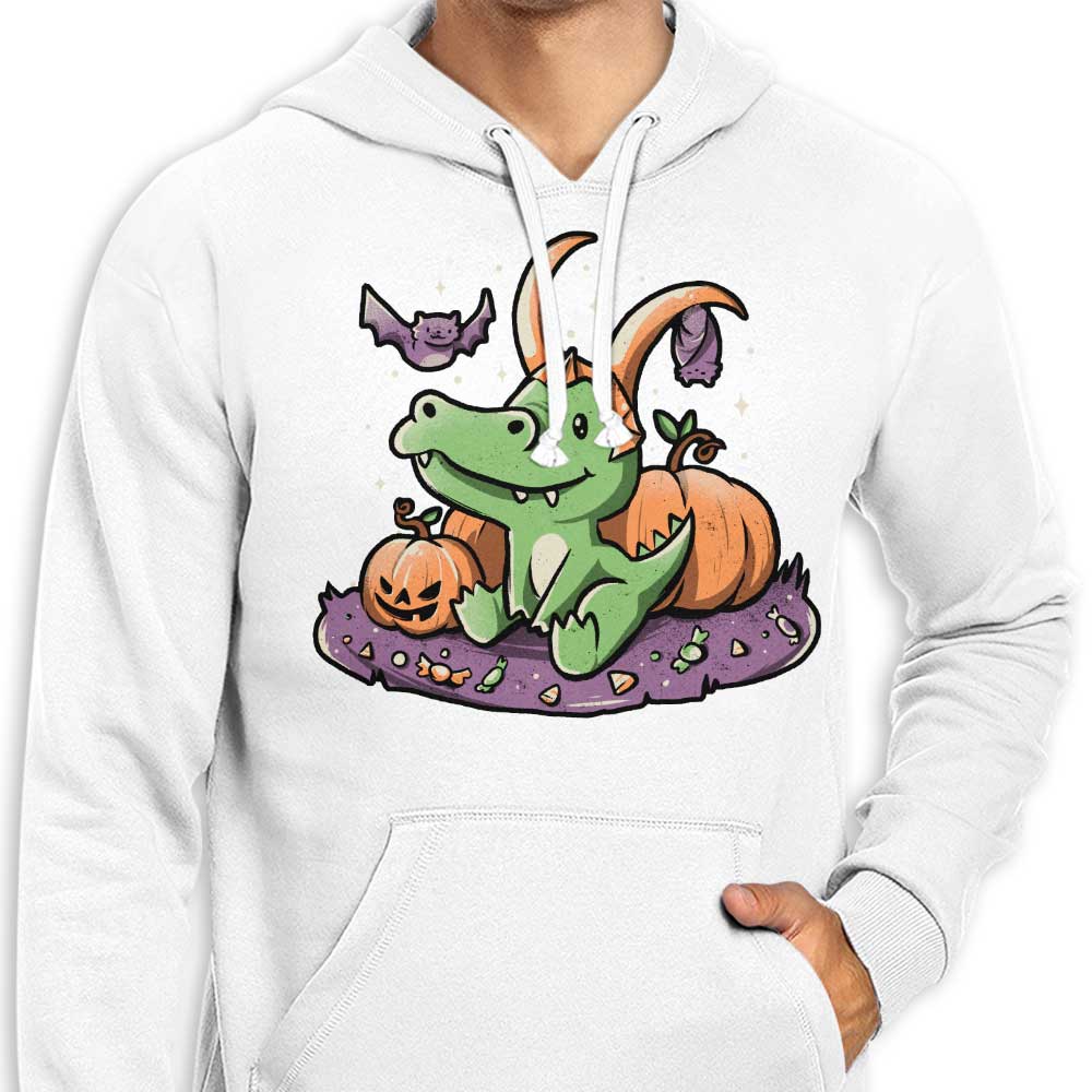 Eerie Alligator Print Zip-Up and Pullover Hoodies in S - 4XL