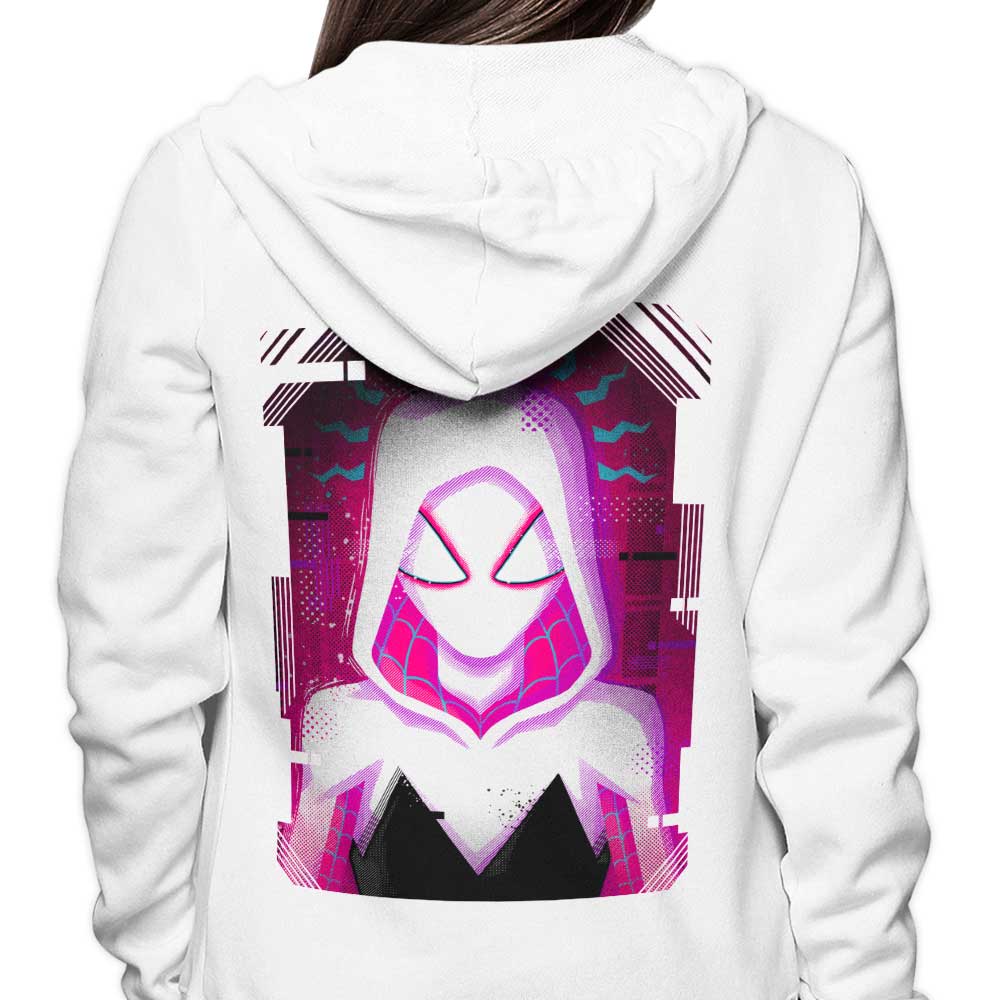 Glitched Gwen 8.5oz 80/20 Cotton/Poly Zip-up and Pullover Hoodies