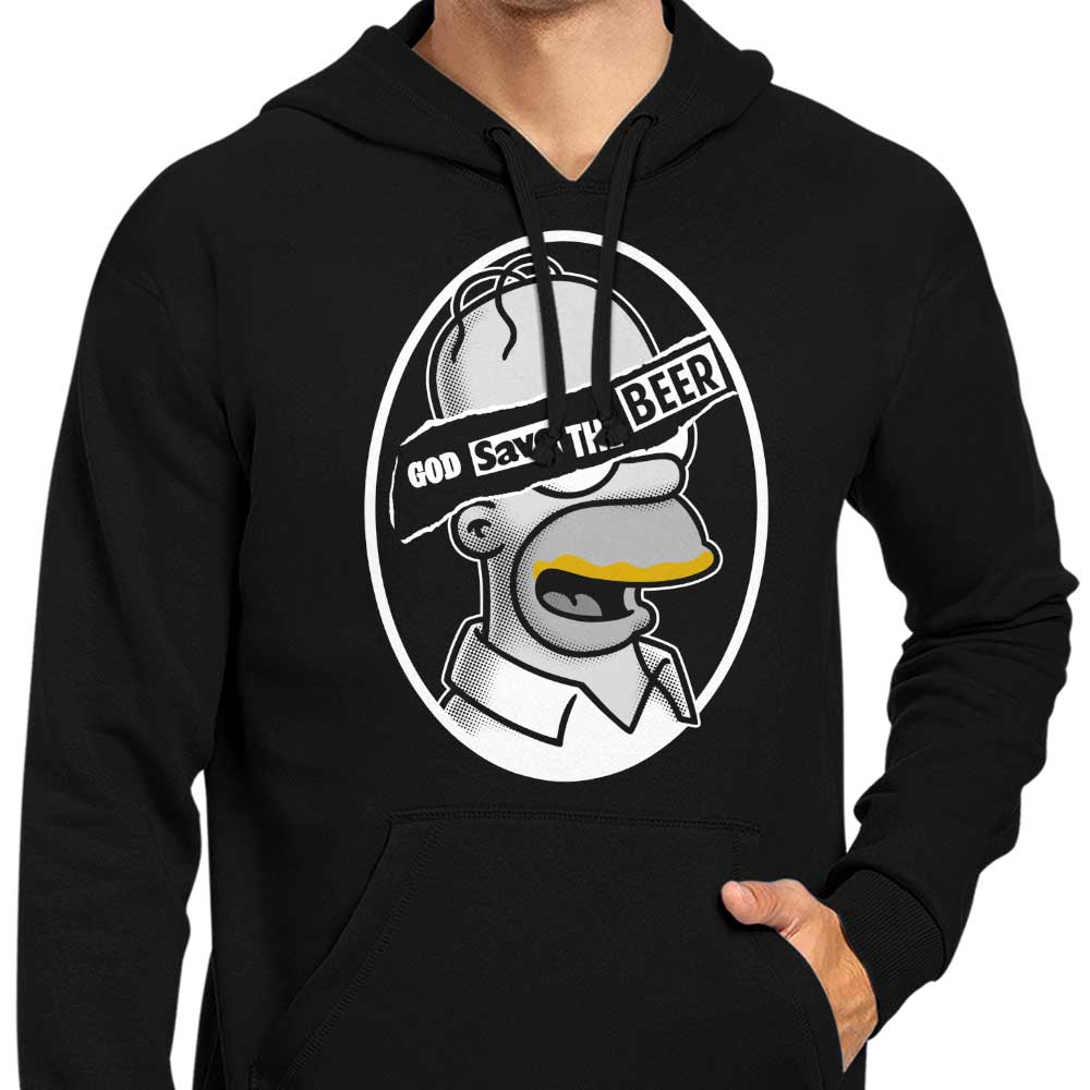 God Save the Beer Zip Up and Pullover Hoodies by Firebeard