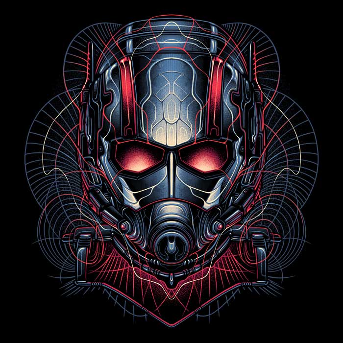 Glitchygorilla's 'Geometry of an Ant' Zip-Up and Pullover Hoodies