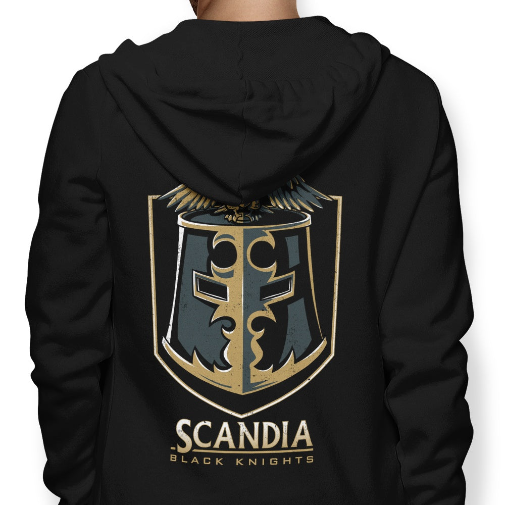 Scandia Black Knights Stylish Zip-Up and Pullover Hoodies