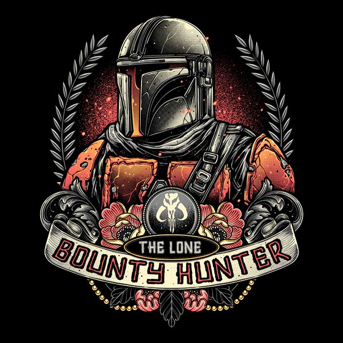 Momma Gorilla's The Lone Bounty Hunter 8.5oz Zip-Up and Pullover Hoodies