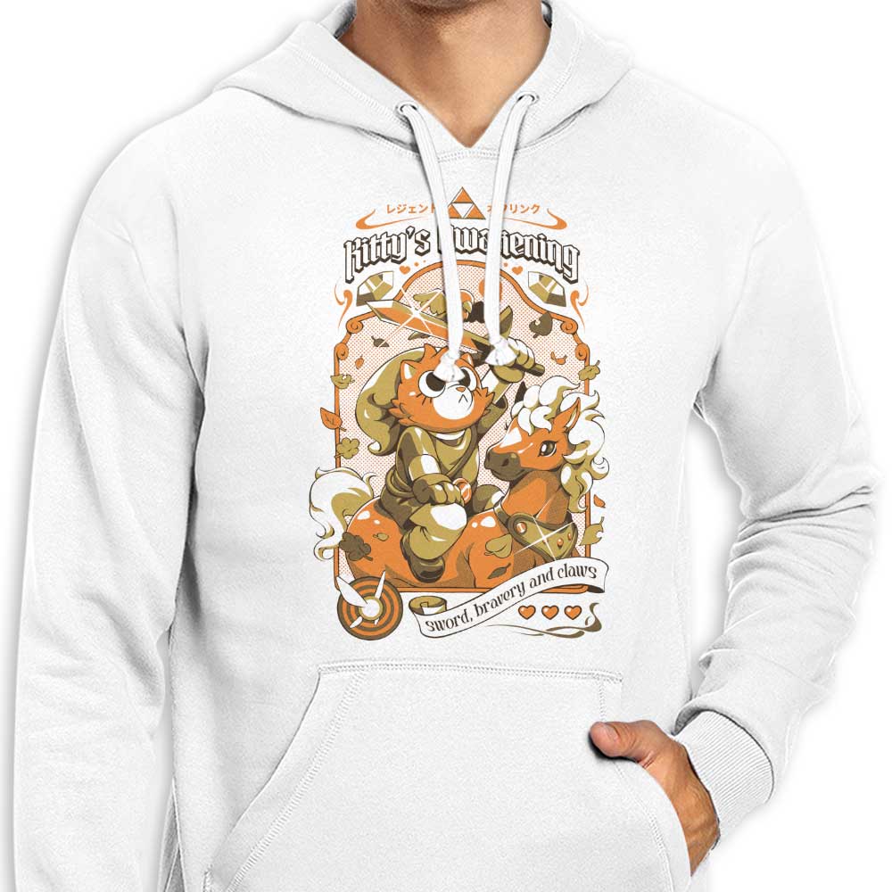 Ilustrata's Kitty's Awakening 8.5oz Zip-up & Pullover Hoodies