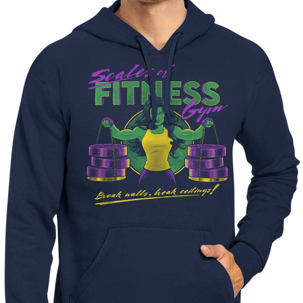 Fitness-themed Scales Zip-up and Pullover Hoodies for a Comfortable Workout