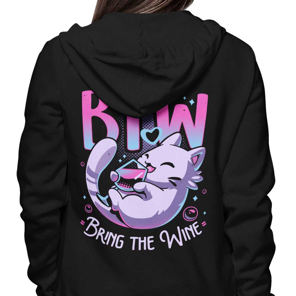 Snouleaf Brand 'Bring the Wine' Stylish Zip - Up and Pullover Hoodies