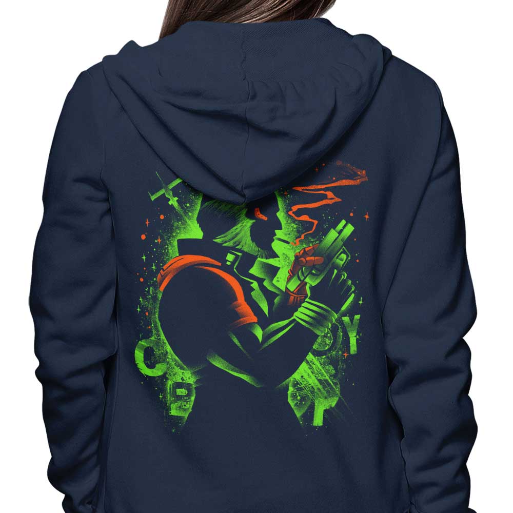 Alemaglia's Stylish Black Dog Zip-up and Pullover Hoodies in S - 4XL