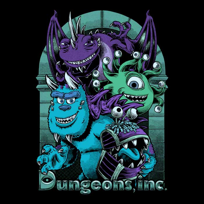 Studio Mootant's Dungeons Inc Stylish Zip-Up and Pullover Hoodies