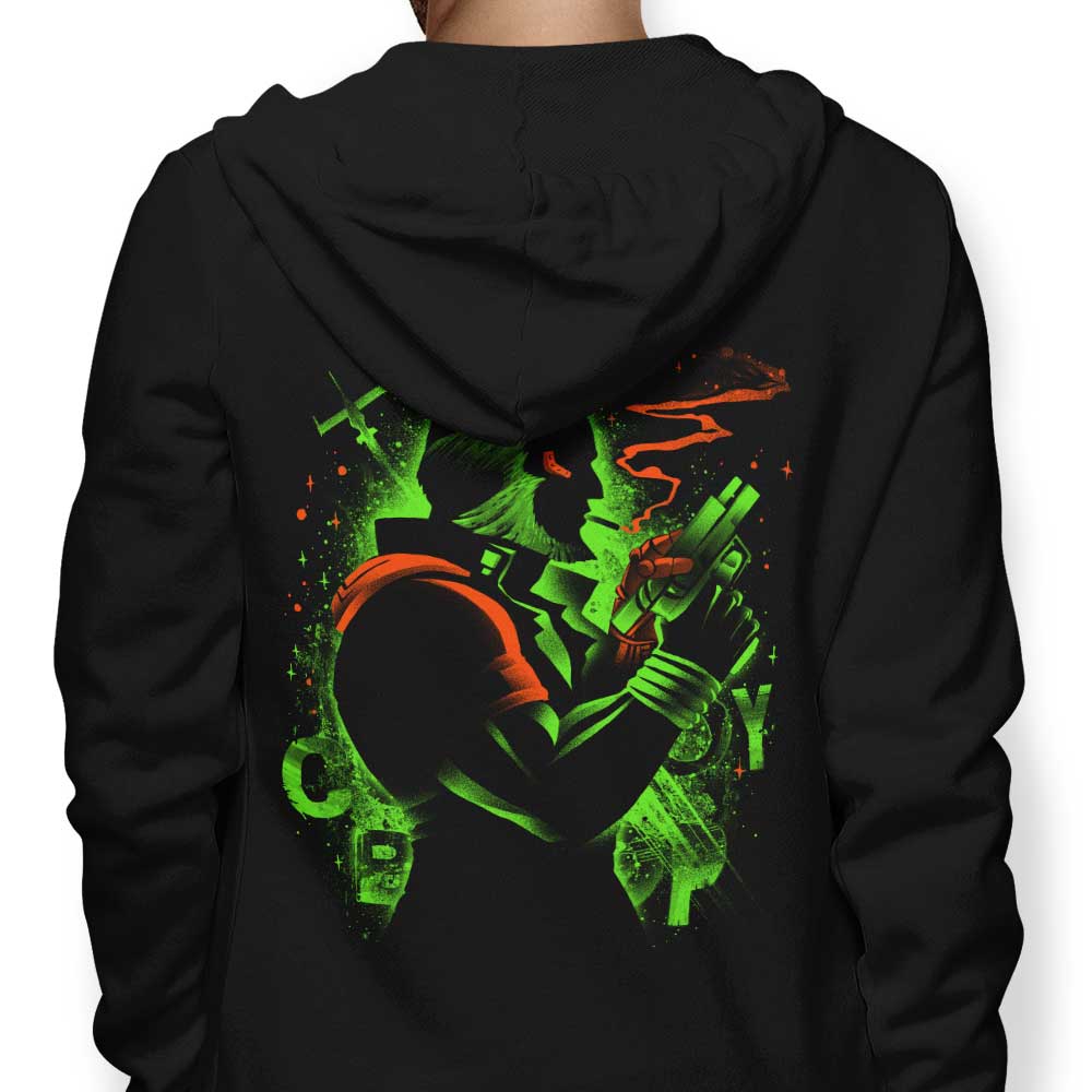 Alemaglia's Stylish Black Dog Zip-up and Pullover Hoodies in S - 4XL
