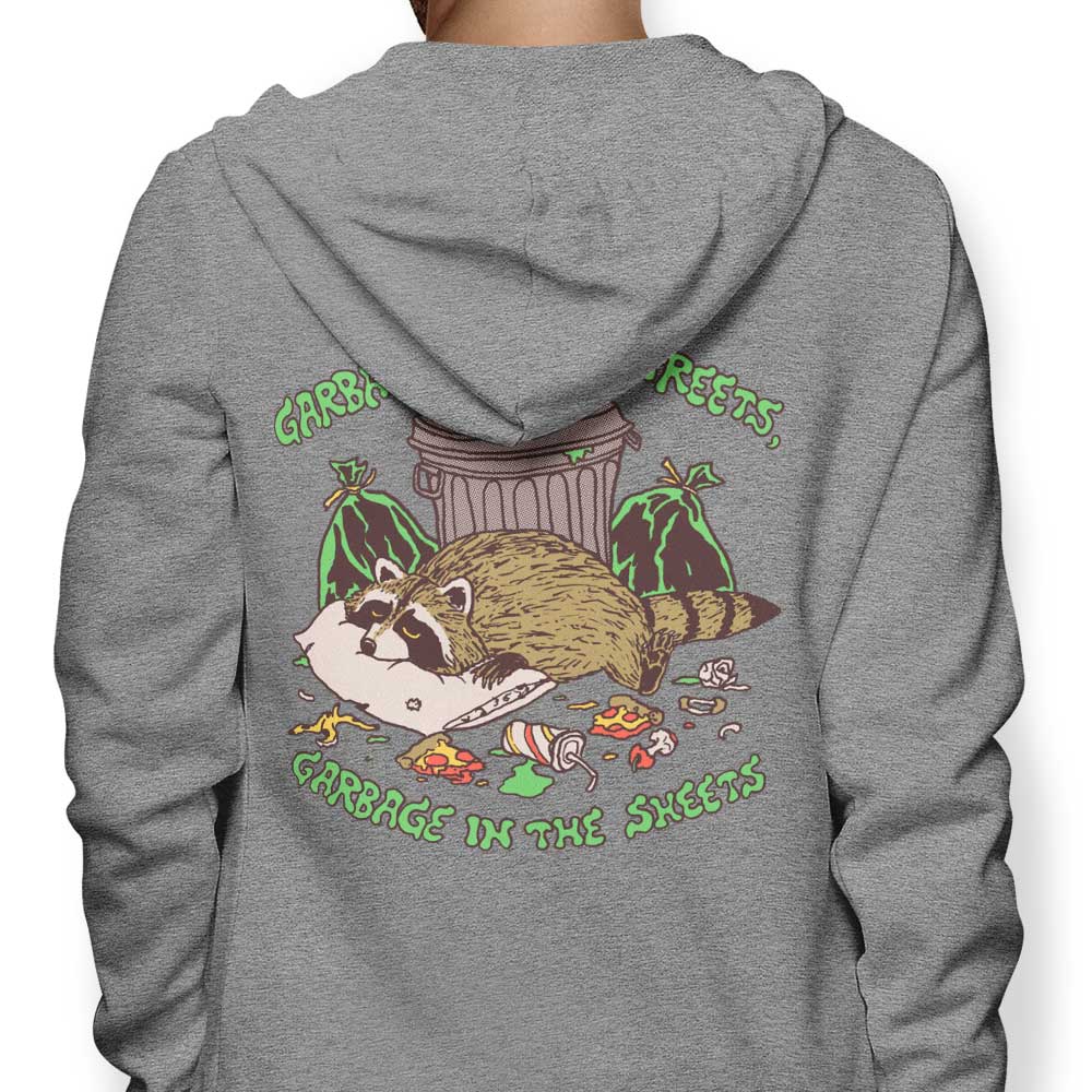 Hillary White's 'Garbage in the Sheets' Comfortable Zip-Up & Pullover Hoodies