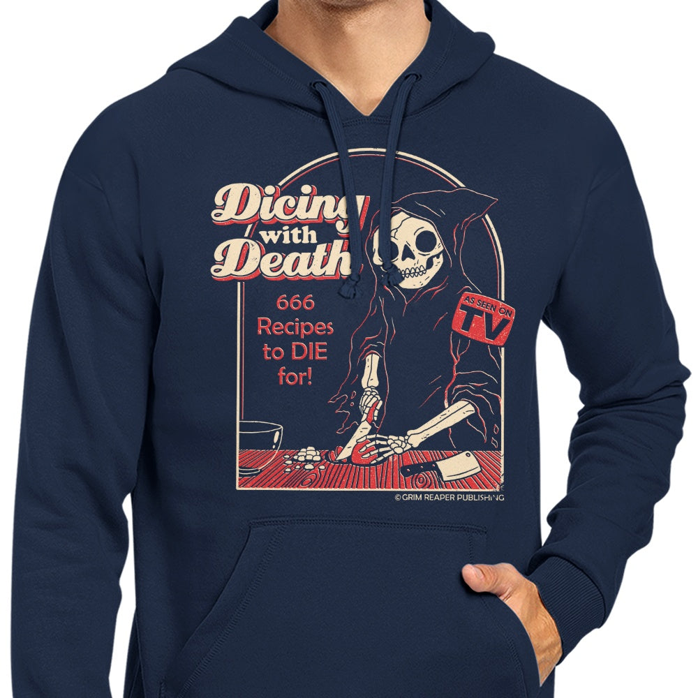 DinoMike's 'Dicing with Death' Comfortable Zip-up and Pullover Hoodies