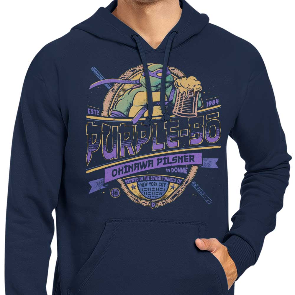 Stylish Purple Bo Branded Hoodie