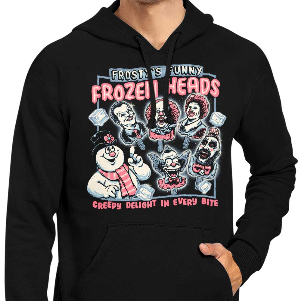 Momma Gorilla's Frozen Heads Branded Zip-Up and Pullover Hoodies