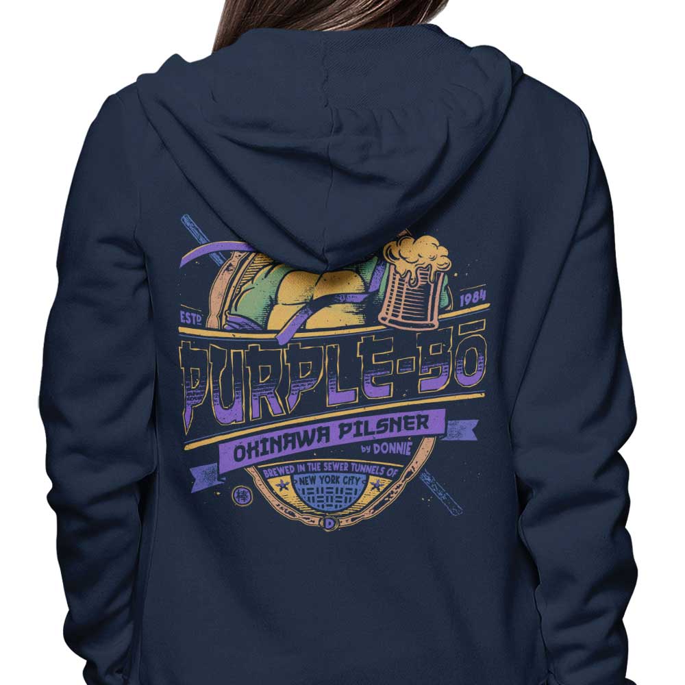 Stylish Purple Bo Branded Hoodie