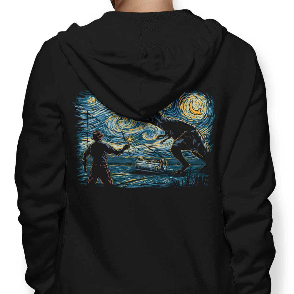 Unique Jurassic Night-themed Hoodie for Trendy Wear