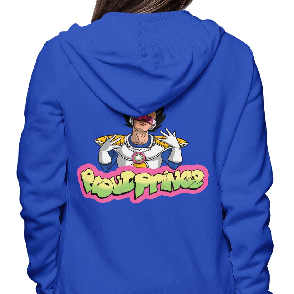 Stylish Diego Pedauye Illustrations 'Proud Prince' Zip-Up and Pullover Hoodies
