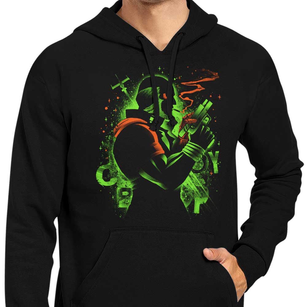Alemaglia's Stylish Black Dog Zip-up and Pullover Hoodies in S - 4XL